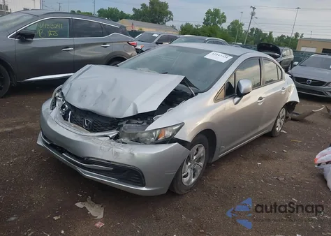 2013 Honda Civic Lx z USA, uszkodzony, nr VIN 19XFB2F59DE039198